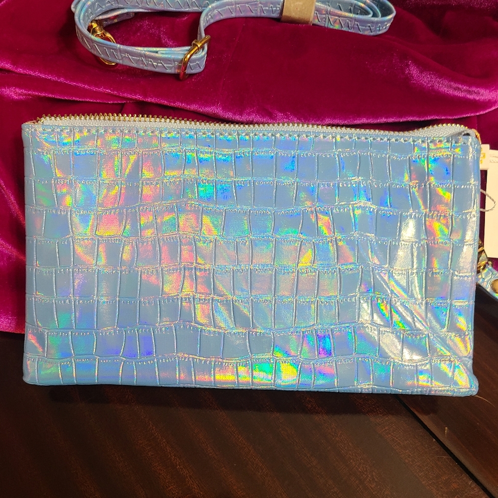 💋💋Caroline Hill Custom Collection Crossbody NWT Halogram Ocean Blue